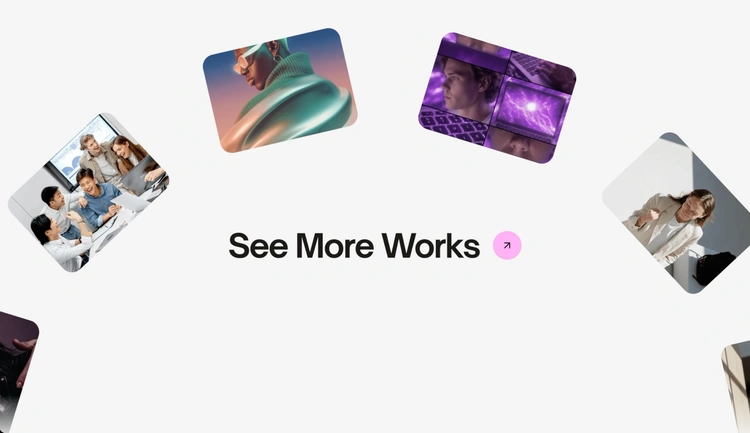 Portfolio with Curved Image Cards preview