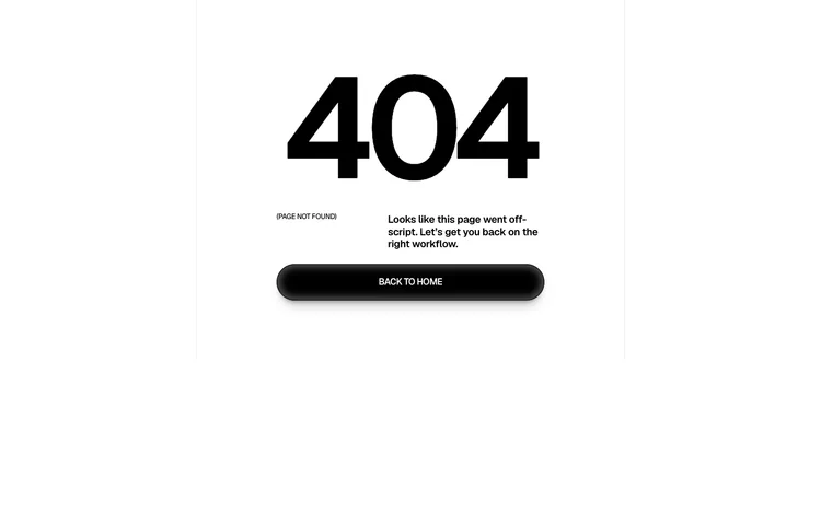 Minimal 404 Page preview