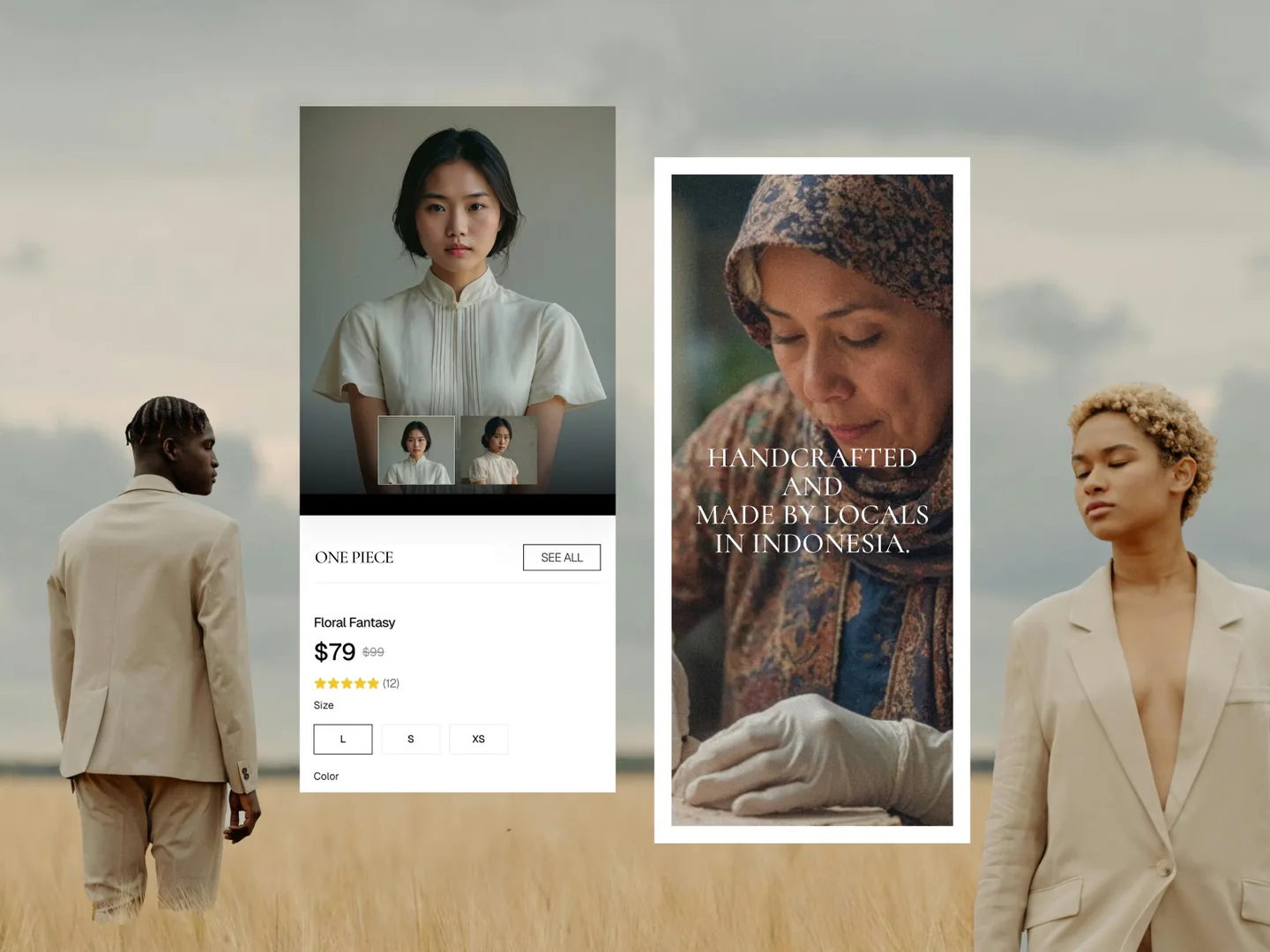 Batavia minimalist sophisticated e-commerce framer template