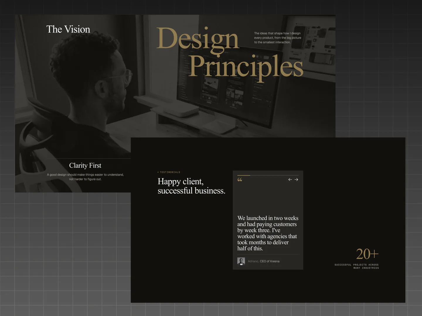 Lesmana template preview 3