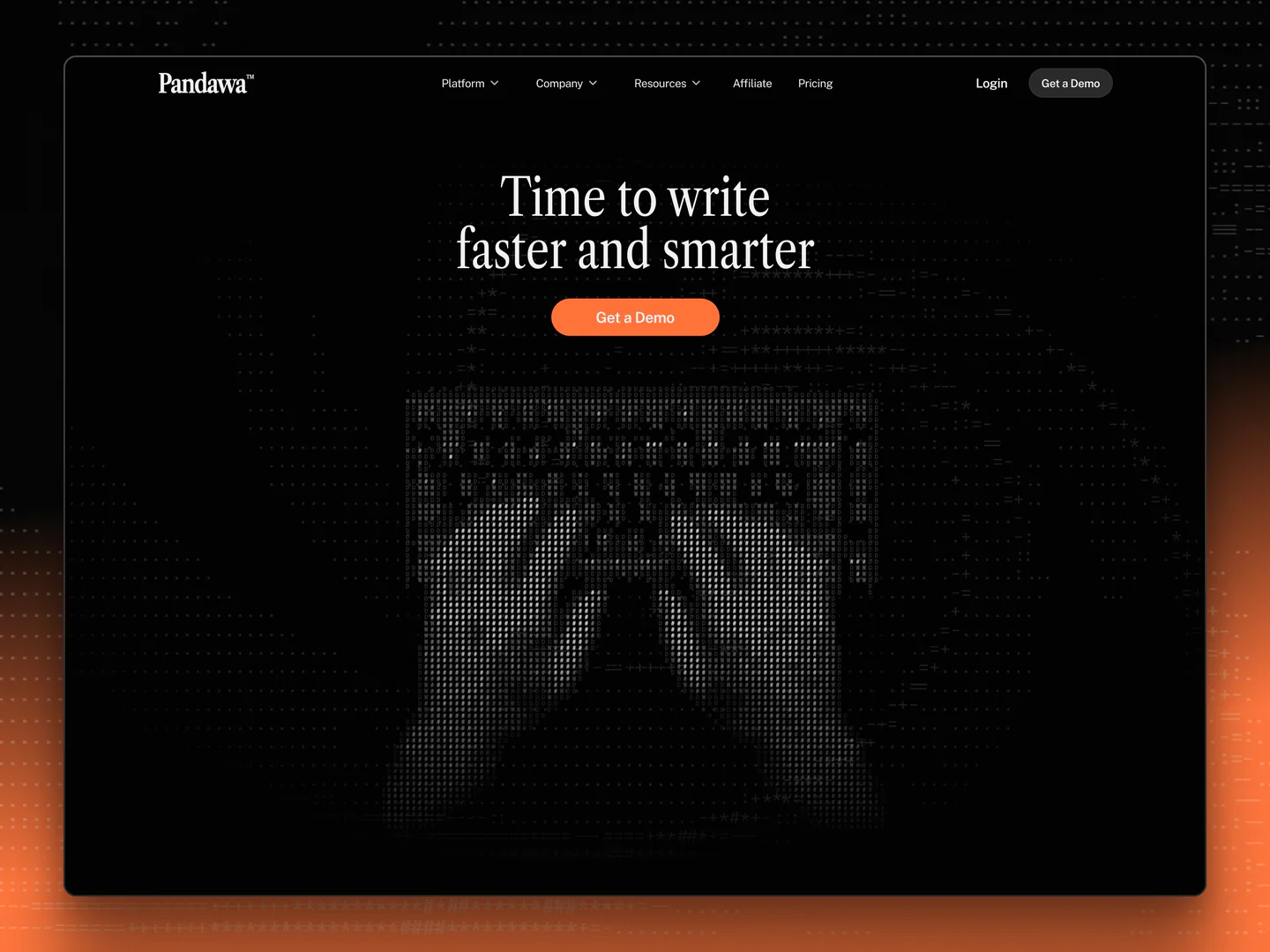 Pandawa AI Startup framer template