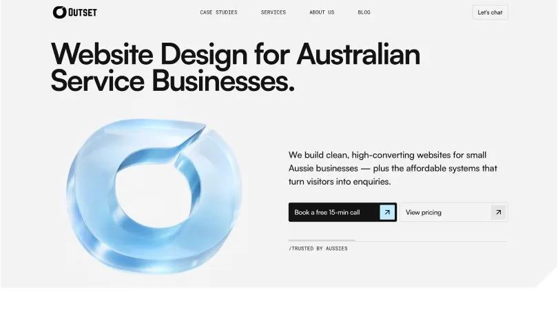 Outset website built with a Velox Themes template