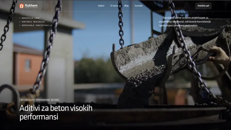 Rokhem website built with a Velox Themes template